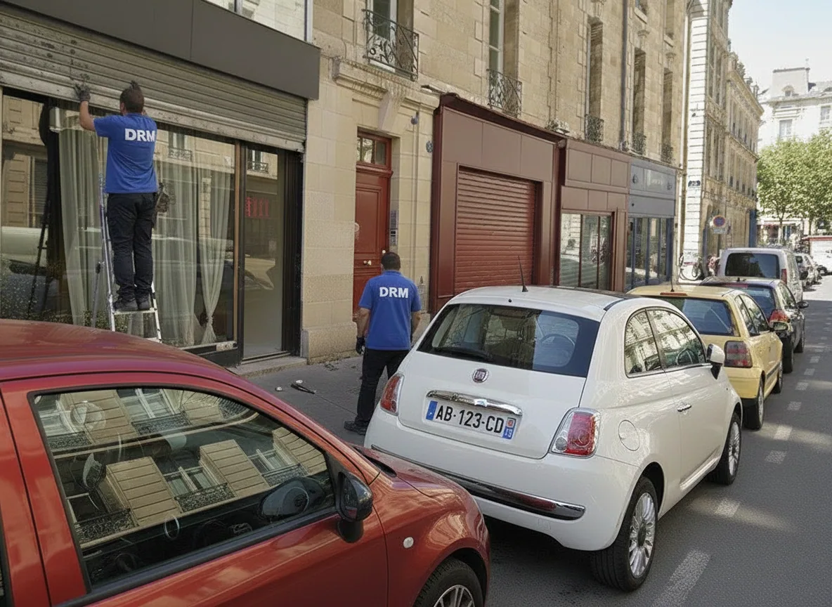 Déblocage de rideau métallique bloqué à Paris 7
